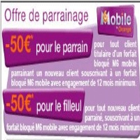 Parrainage M6 mobile : 50 euros remboursés